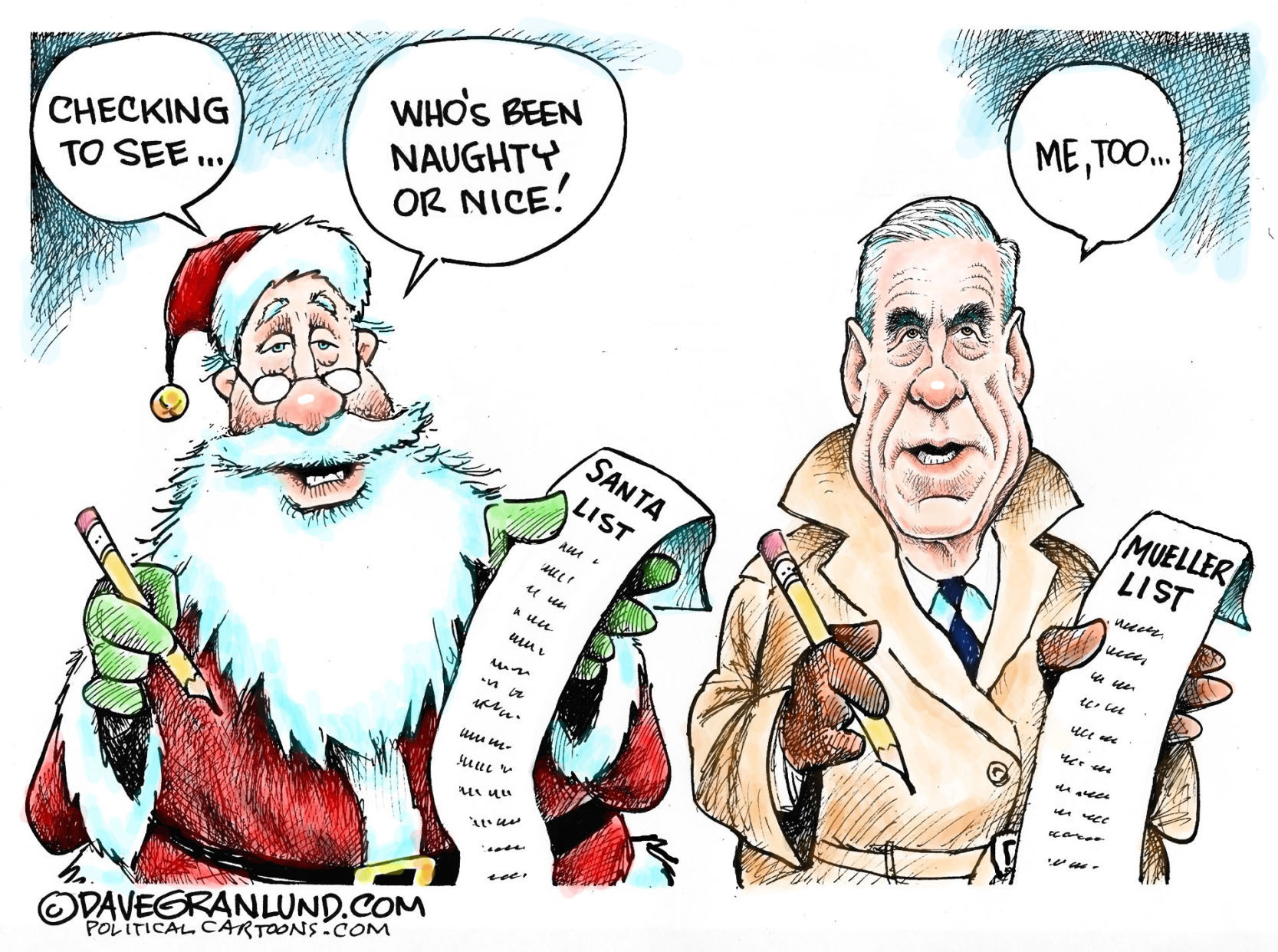 Mueller list by Dave Granlund, Politicalcartoons.com